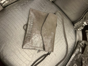 Metallic Leather Crossbody