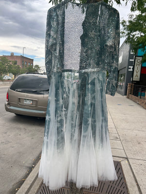 Sequin tulle angel duster