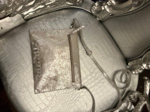 Metallic Leather Crossbody