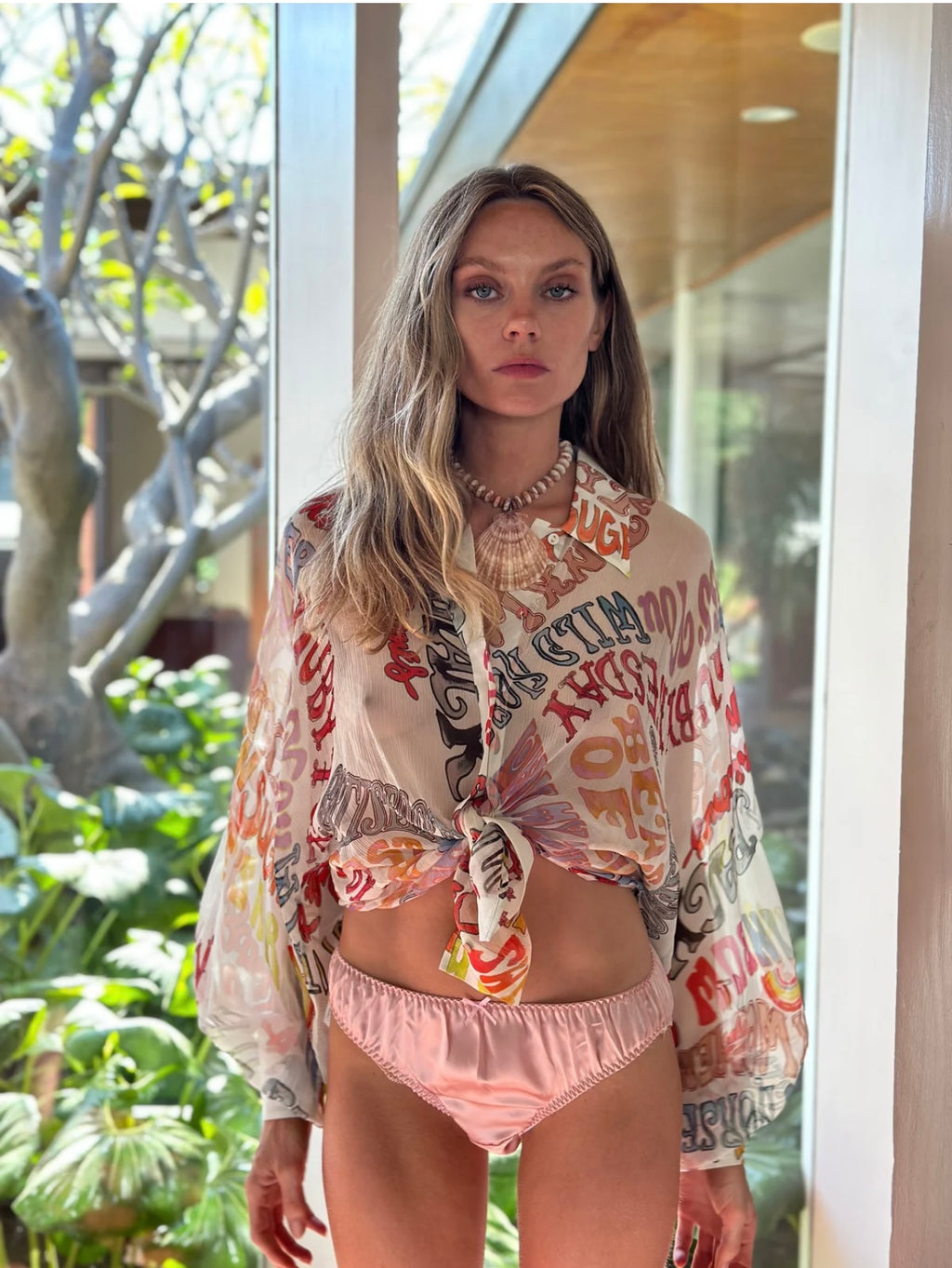 Song Titles Silk Blouse