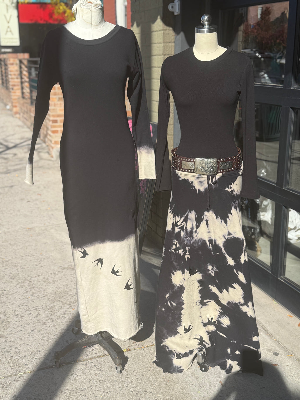 Sparrow fleece a-line skirt