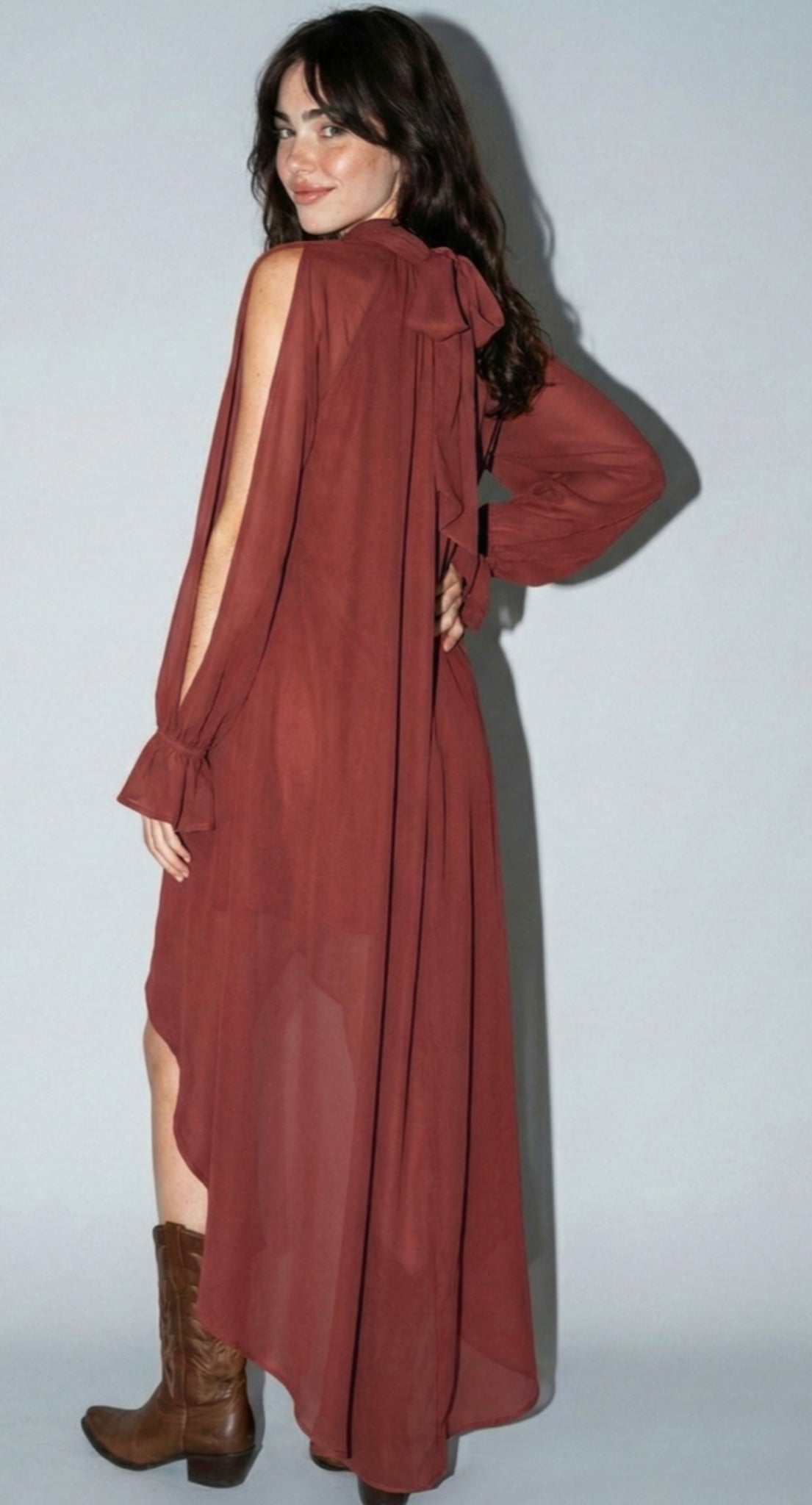 Breeze Tunic Dress Flame / Large