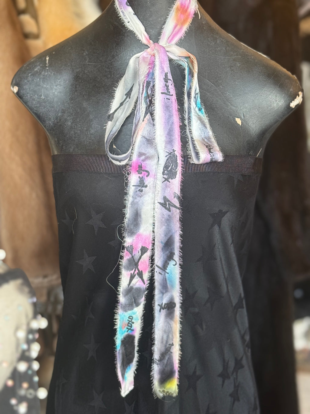 Silk confetti bow tie