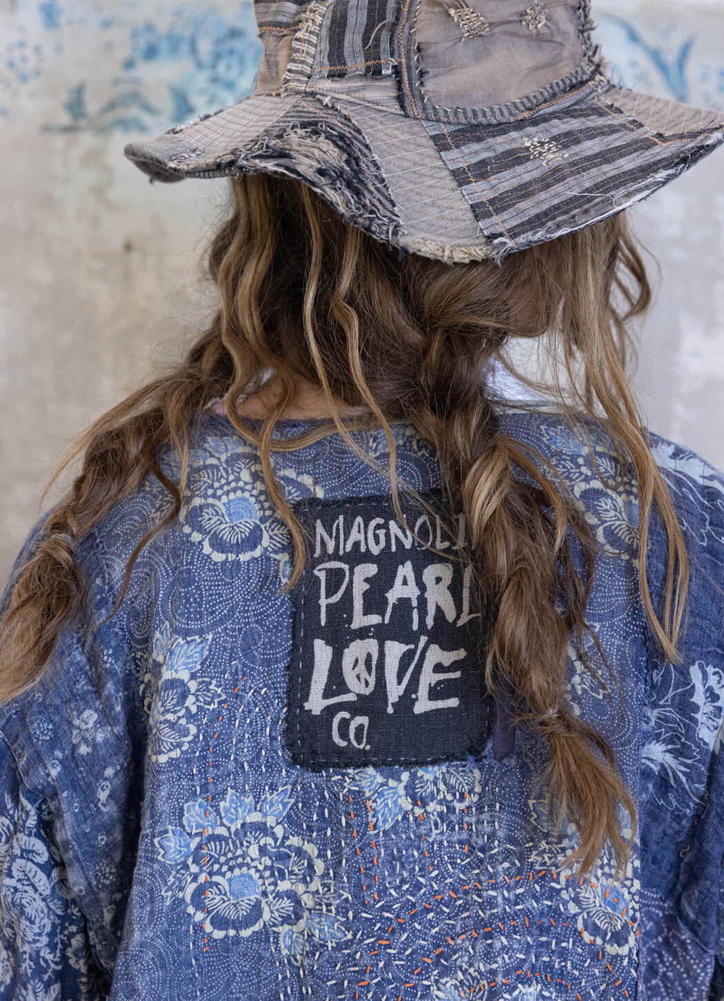 Magnolia Pearl Quilted Boro Kimono 794