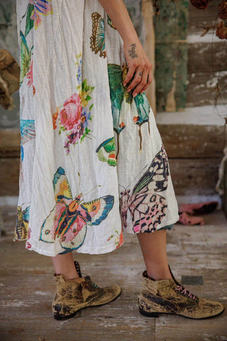 Magnolia Pearl Passion Du Papillon Tee Dress 1350