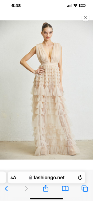 Tulle Wedding Cake Gown