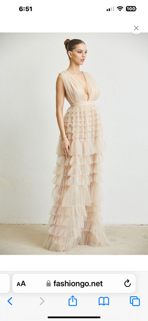 Tulle Wedding Cake Gown