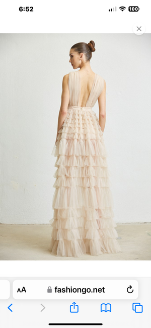 Tulle Wedding Cake Gown