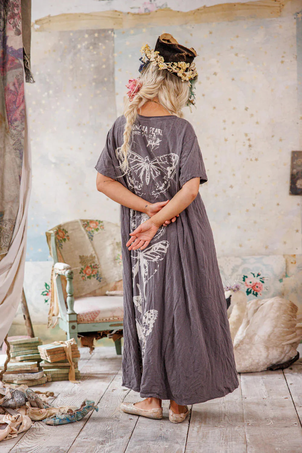 MAGNOLIA PEARL BUTTERFLY TOTEM T DRESS 1394