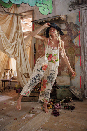 Magnolia Pearl BIRCH FLORAL LOVE OVERALLS 176