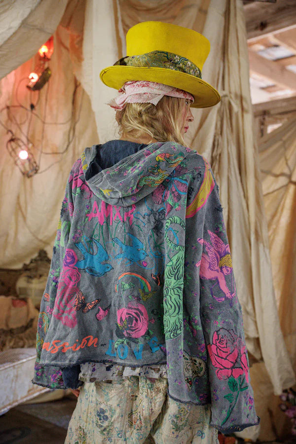 Magnolia Pearl GRAPHICS RAJI HOODIE - TOP 2983