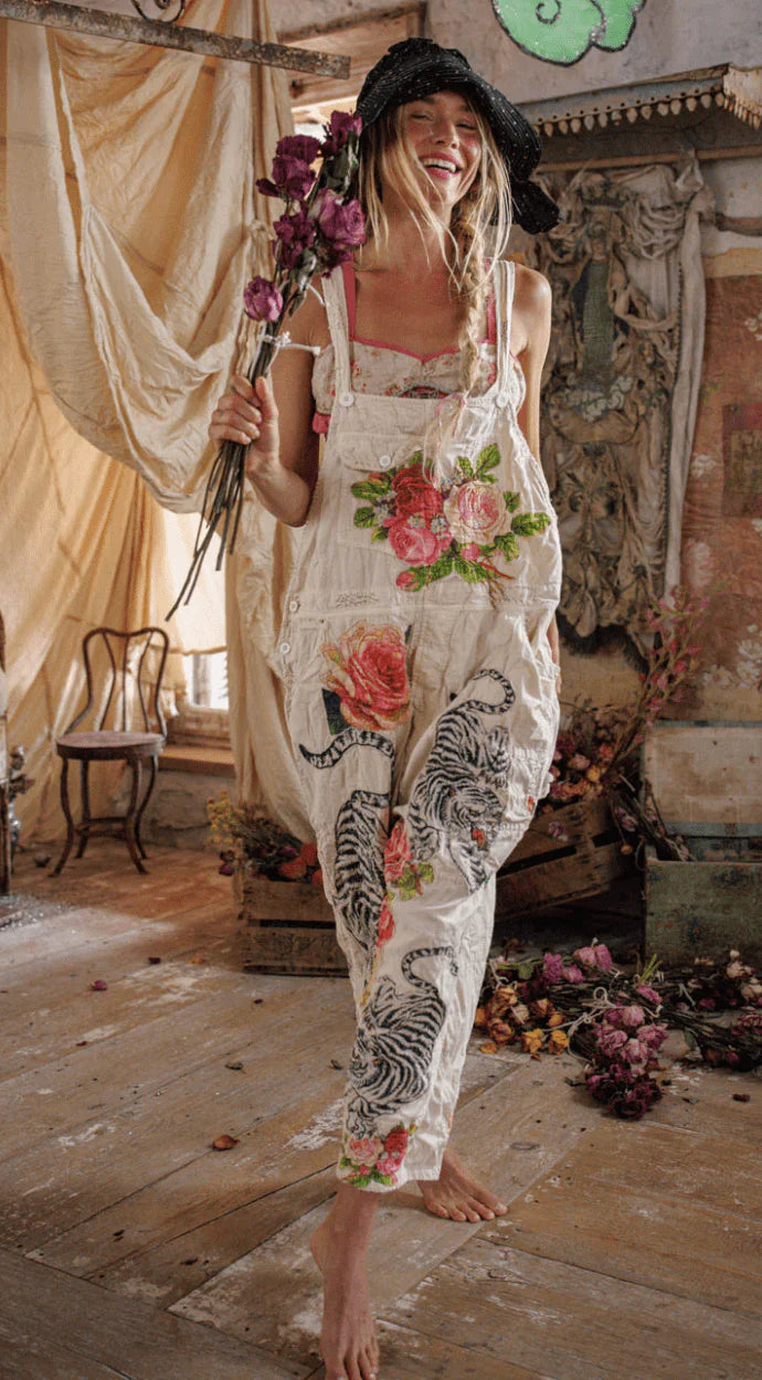 Magnolia Pearl BIRCH FLORAL LOVE OVERALLS 176