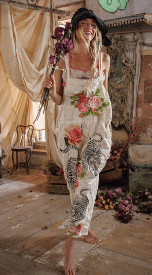 Magnolia Pearl BIRCH FLORAL LOVE OVERALLS 176