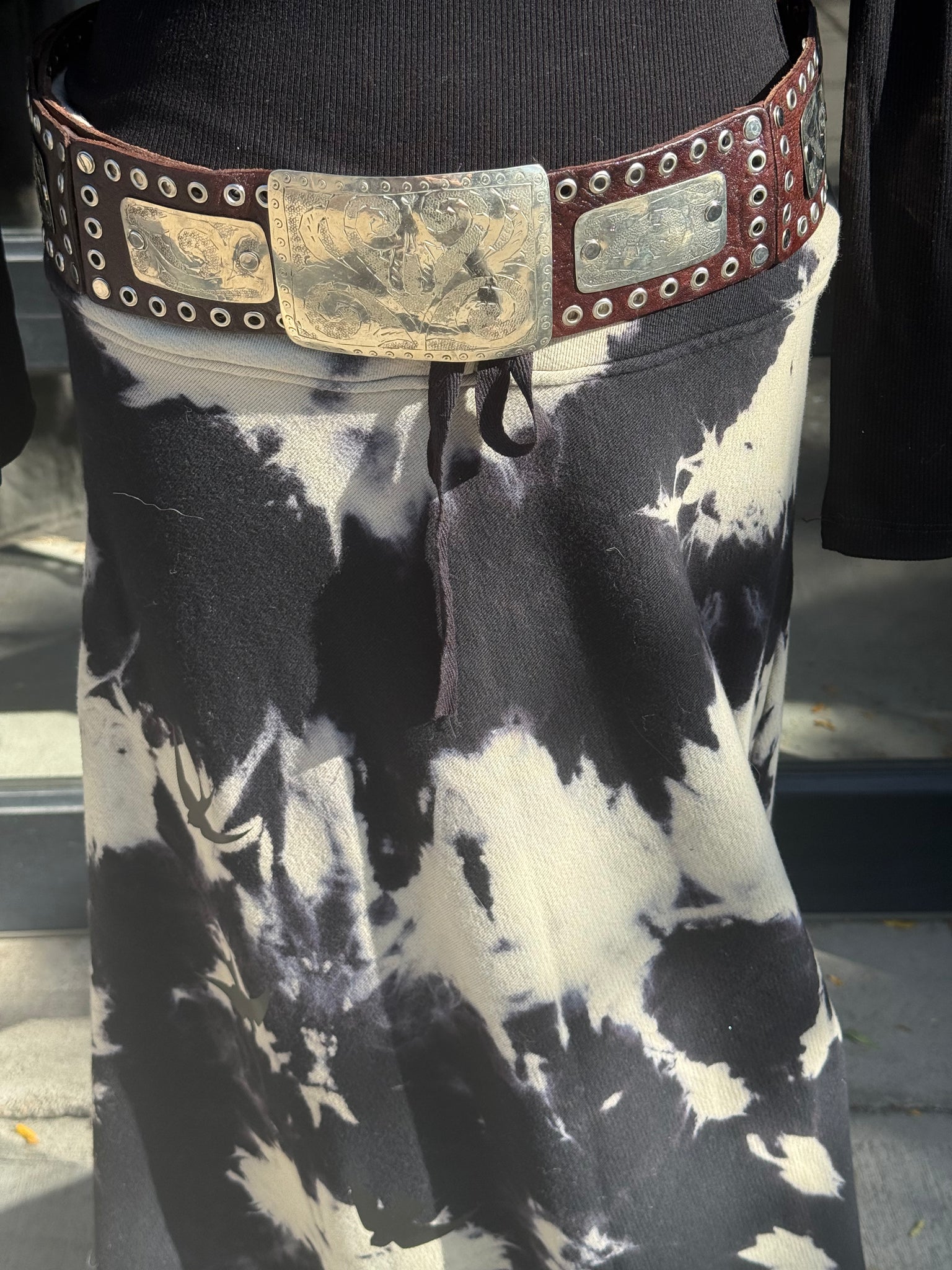 Sparrow fleece a-line skirt