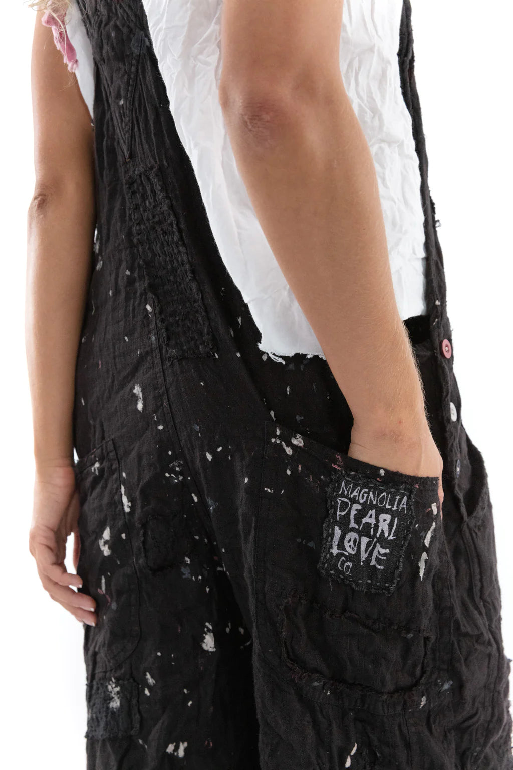 Magnolia Pearl Peace Painters overalls 071