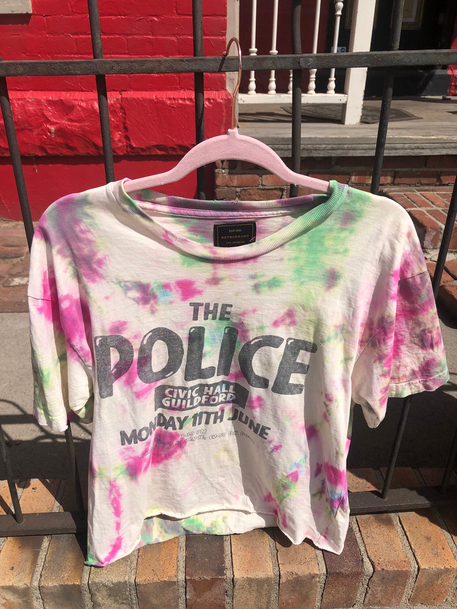 Old school tie dye concert tees