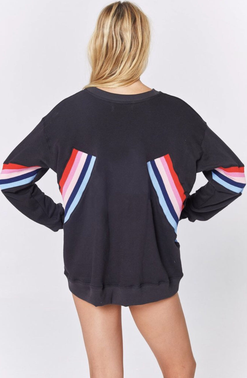 Adidas moto sweatshirt hotsell