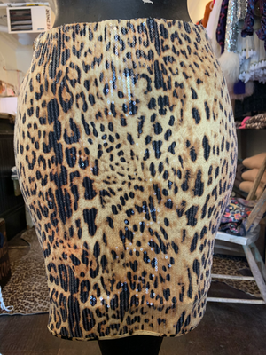 Shine Sequin Mini-Skirt