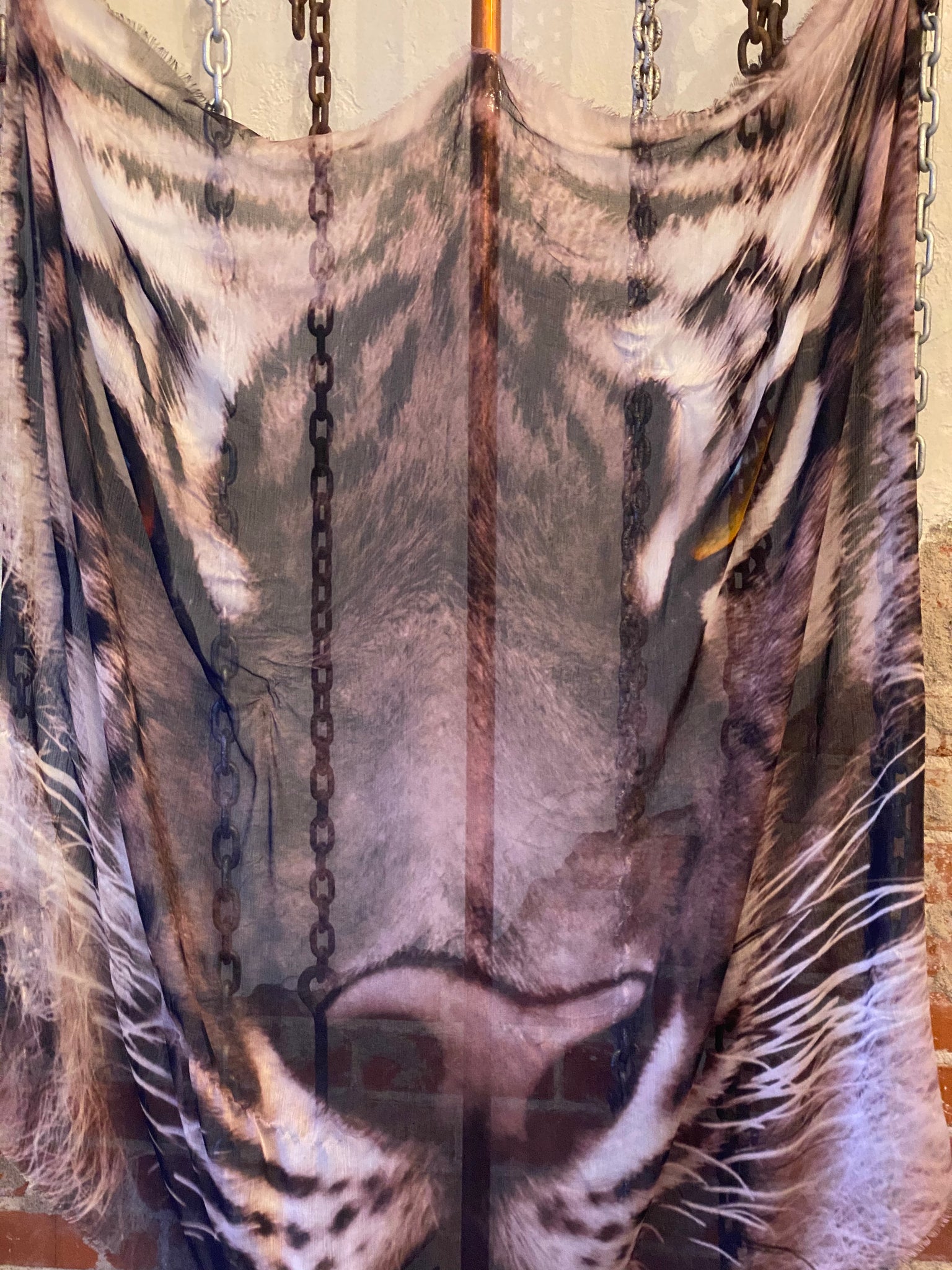 Tigers eye tissue Scarf