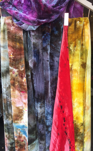 Silk Velvet Scarf
