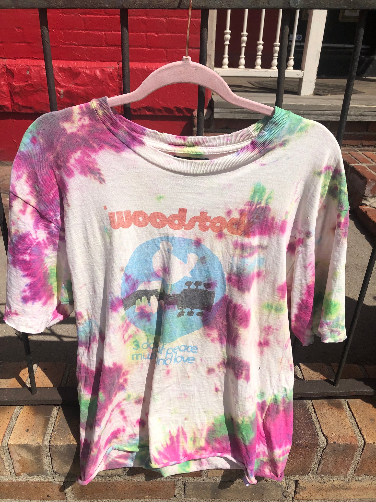 Old school tie dye concert tees