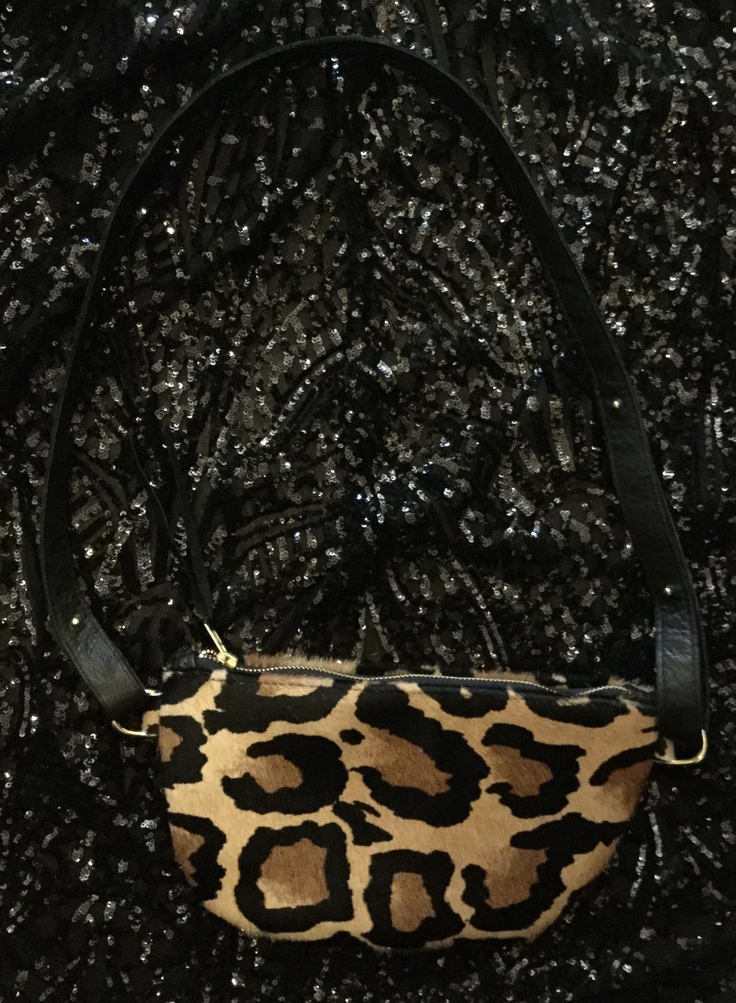 Totem Salvaged Leopard Sling Bag