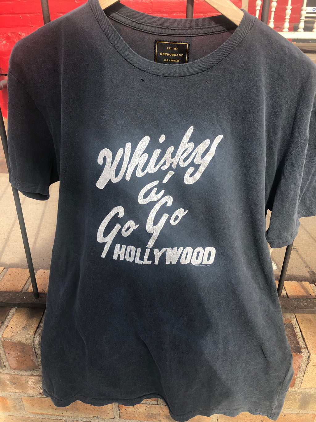 Retro Brand Whisky a go go t shirt