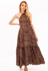 Purrfect halter dress