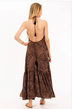 Purrfect halter dress