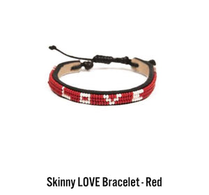 Skinny Love Is Project beaded bracelet