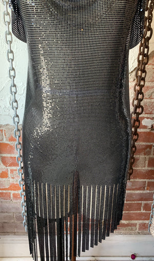 Starshine Fringe ChainMail Dress