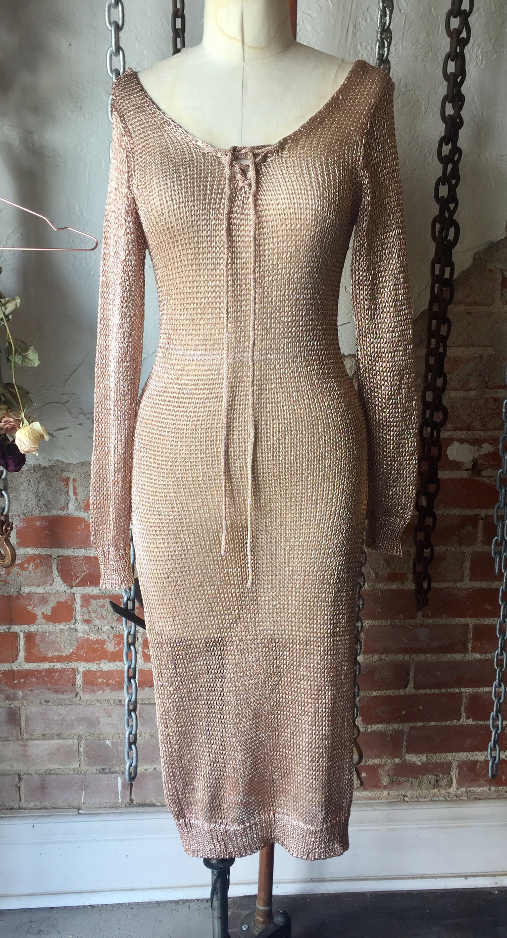 Starlette Rose Gold Dress