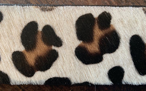 Leopard Leather Belt