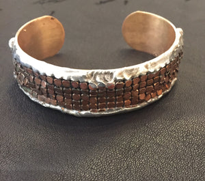 Mikal Winn Rose Gold Mesh Bracelet