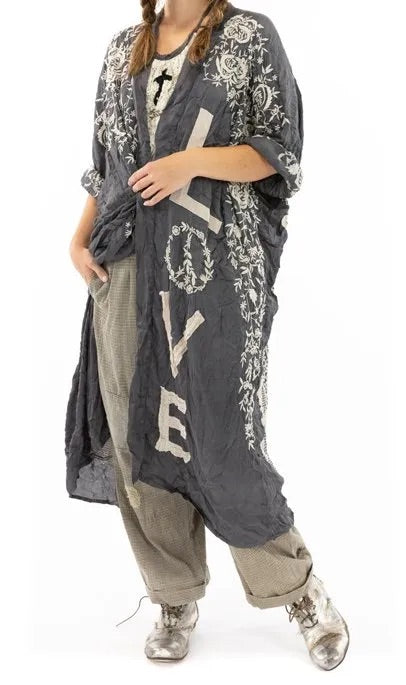 Magnolia pearl modal satin blessed kimono jacket 505