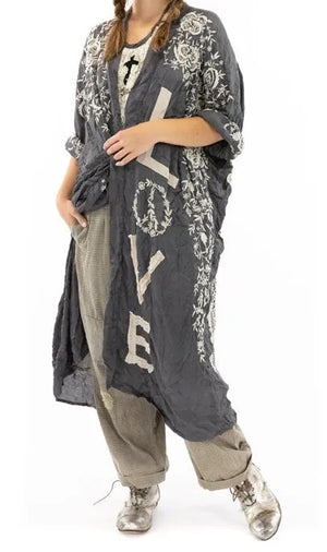Magnolia pearl modal satin blessed kimono jacket 505