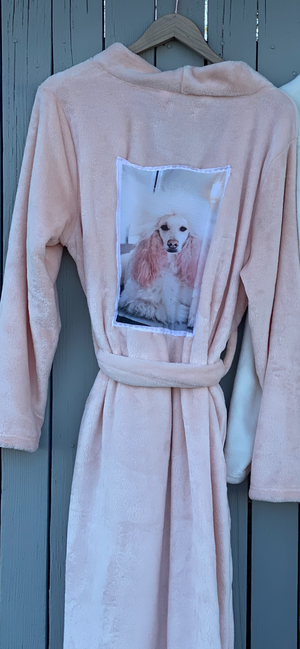 Pink Dream Poodle Robe