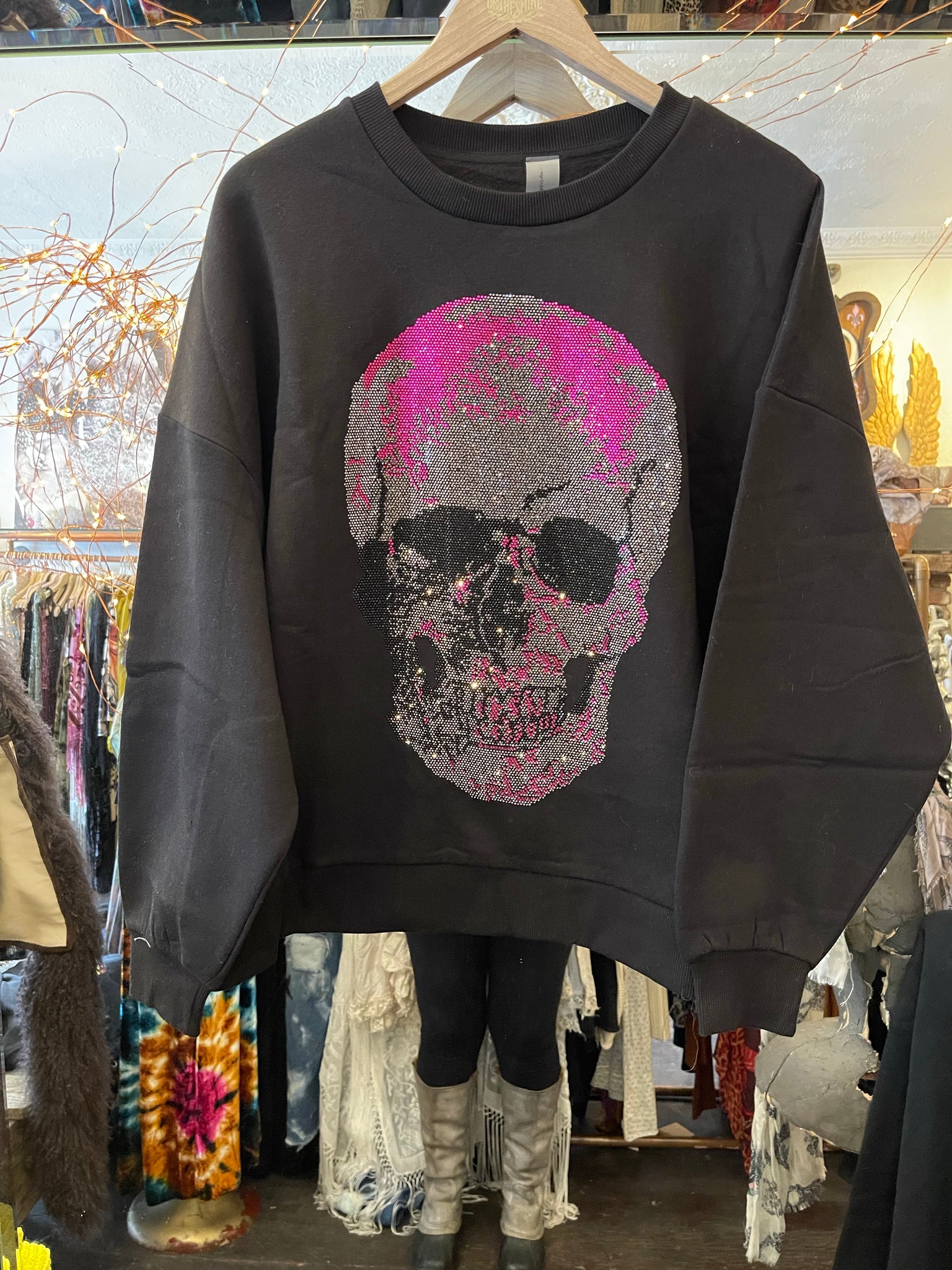 Vertex Rhinestone Sweatshirt