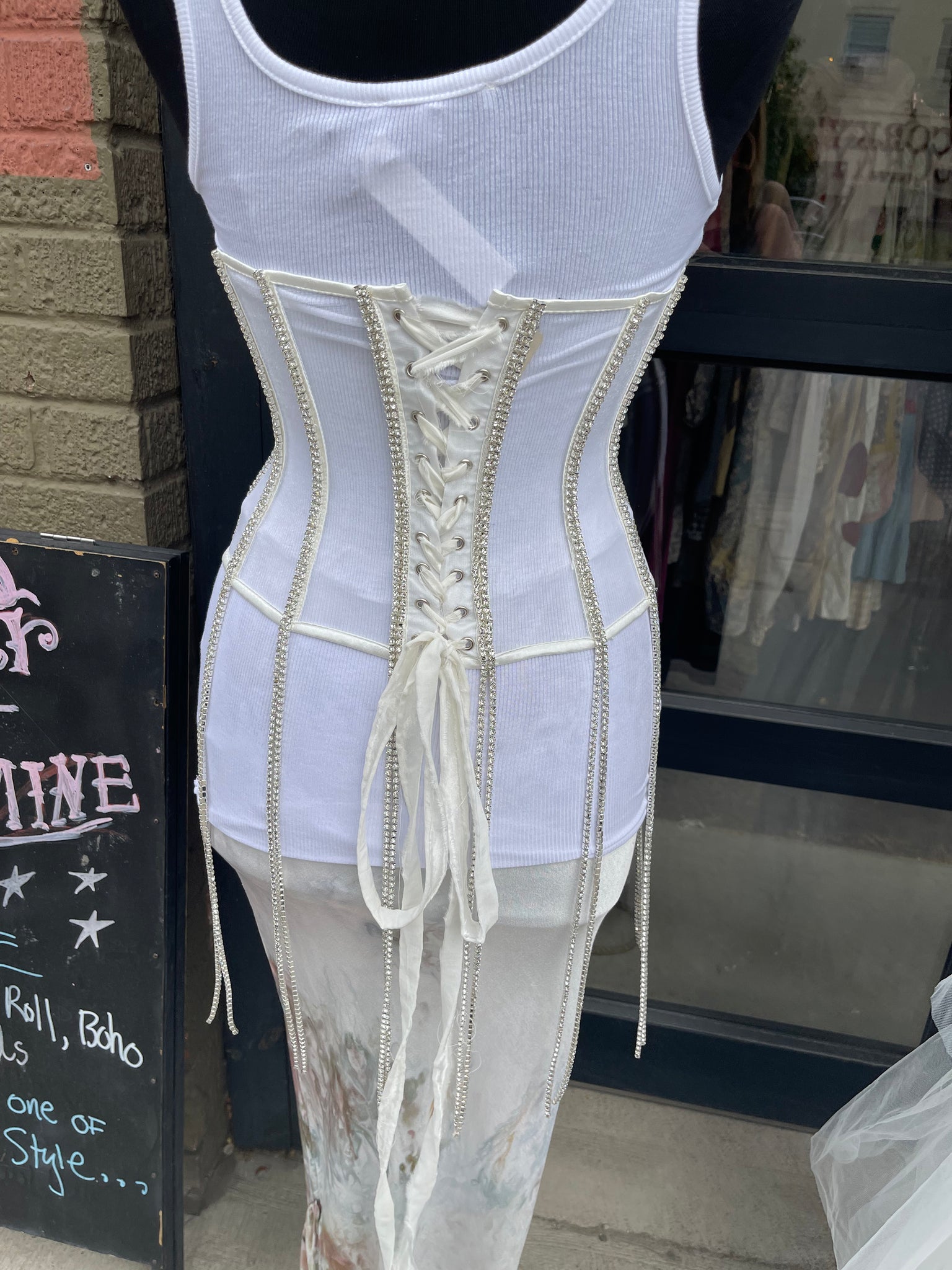 Sauvage Rhinestone Corset