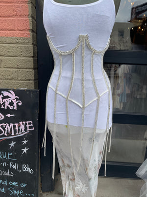 Sauvage Rhinestone Corset