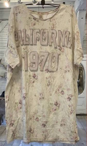 Magnolia Pearl Cotton Jersey California 1970 T