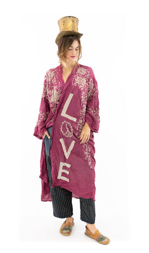 Magnolia pearl modal satin blessed kimono jacket 505