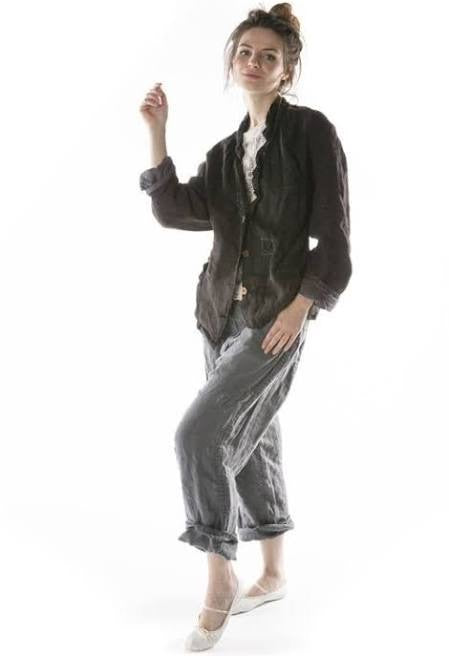 Magnolia Pearl Woven Cotton Fenella Jacket