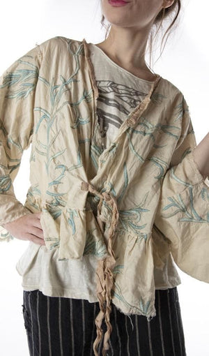Magnolia Pearl Cotton silk Embroidered  Krewel