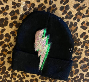 Lighting strikes beanie