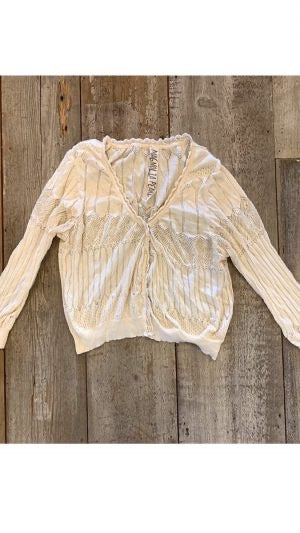 Magnolia Pearl Cotton Knit Hadley Cropped Sweater