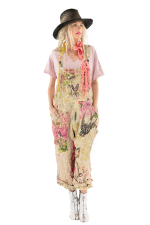 Magnolia pearl Floral Love Overalls 059