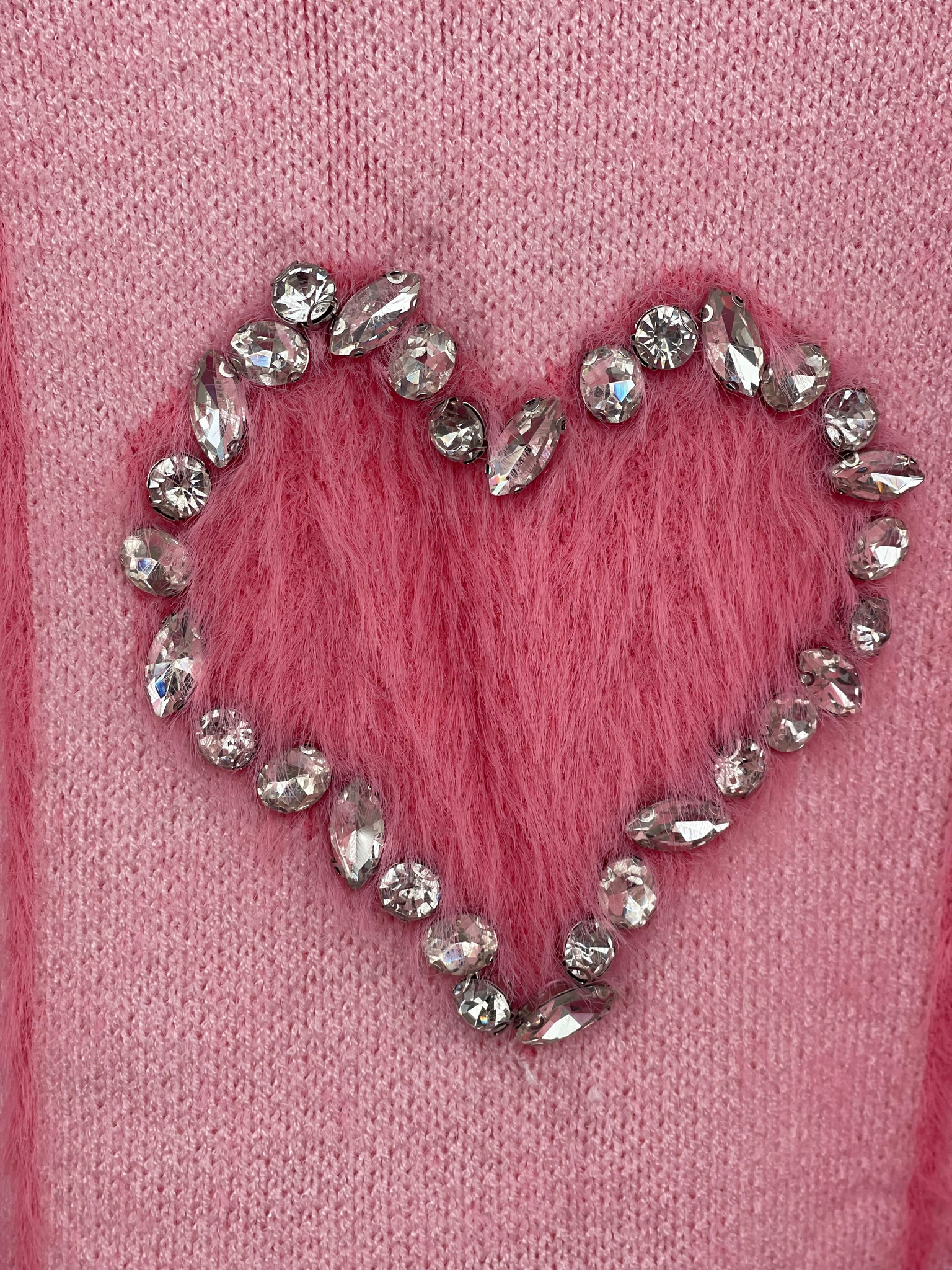 Heart on my sleeve sweater
