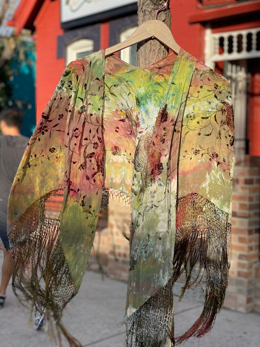 One winged Dove shawl jacket