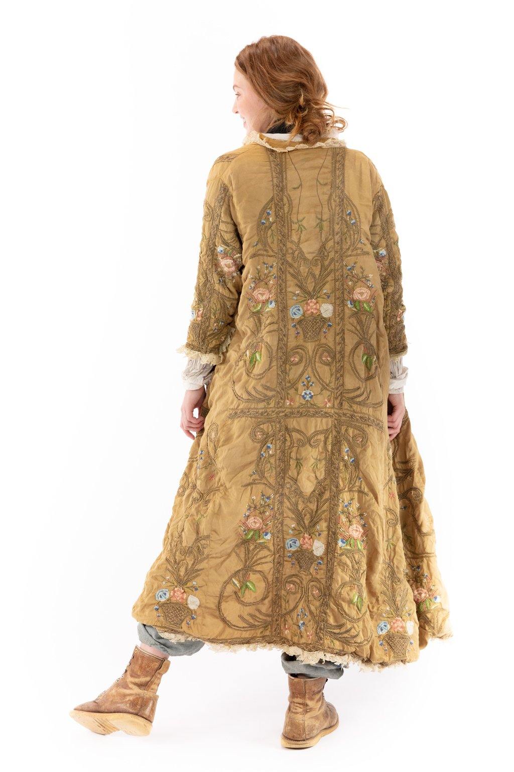 Magnolia Pearl Embroidered OLeary Coat Jacket 471 - Baltic Amber